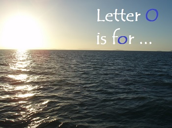 Letter o Ocean